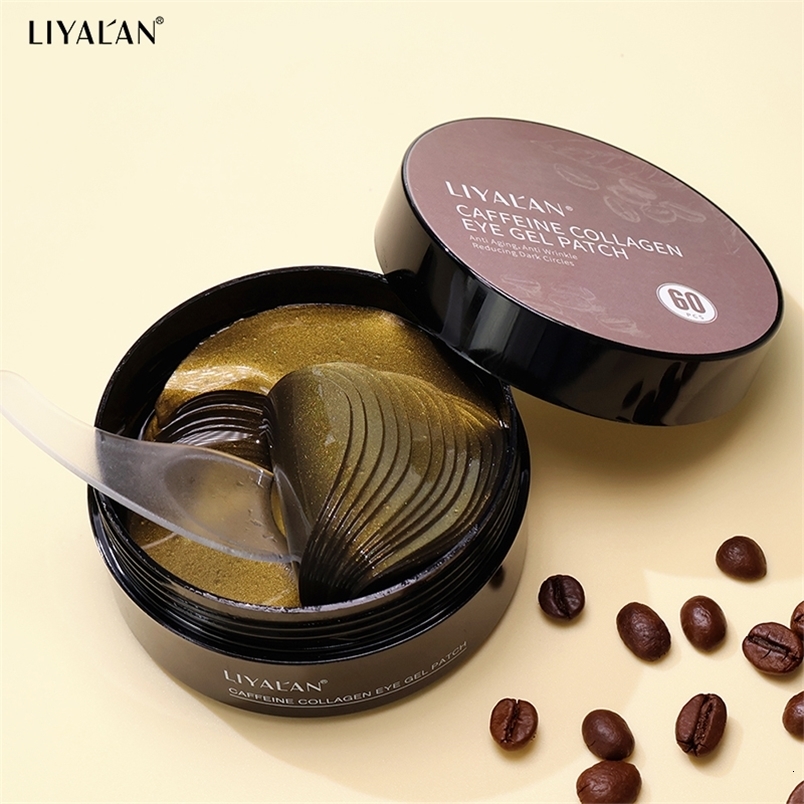 Caffeine Collagen Under Eyes Patches Lighten Dark Circles Bags Puffiness Fine Lines Nourish Eye Skin Care Eye Mask 60pcs 250814
