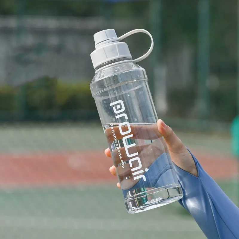 1000Ml Transparent Water Bottle Portable Sports Cup for Outdoor Gym Travel Large Capacity Leakproof Drinking Bottle BPA Free J250923