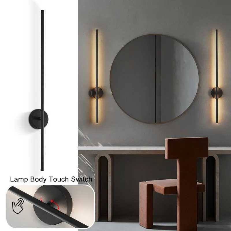 Lamp Body Touch Switch Dimmable LED Wall Lamps for Corridor Aisle Interior Energy Efficient Wall Lights Wall Sconce for Bedroom C251124
