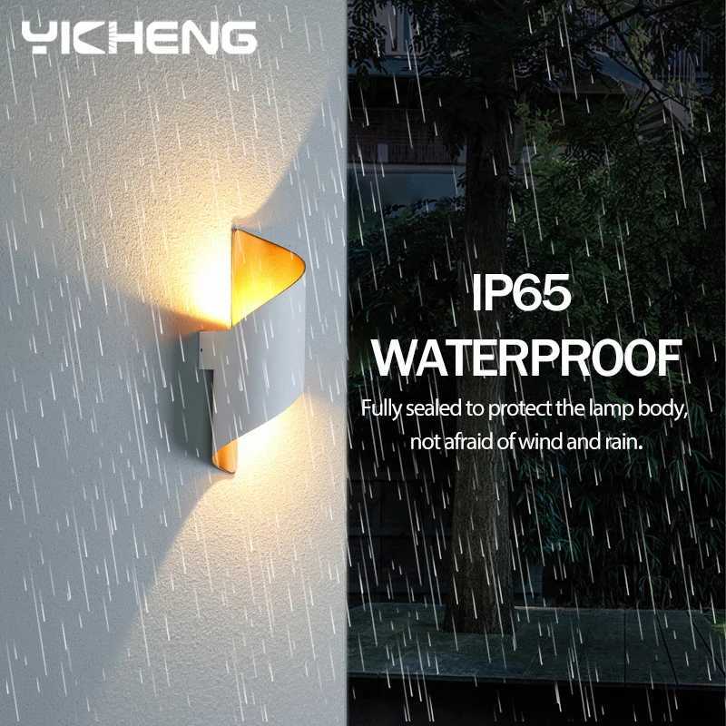 Spiral Design LED Wall Lamp 10W Indoor Wall Lights Waterproof Outdoor Modern Nordic Sconce Lamp Interior Wall Light Home Decor C251124