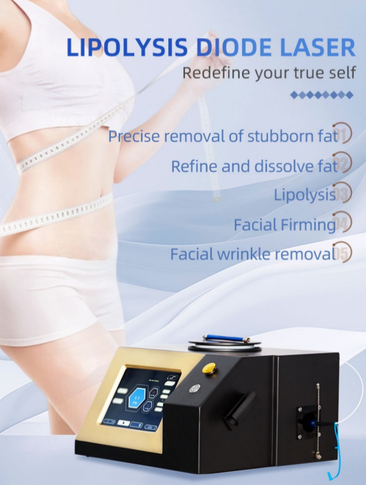 Diode Laser Body Sculpting Slimming Lipolysis Laser Fat Reduction Face Lifting Endo lifting Laser Lipo Suction Machine
