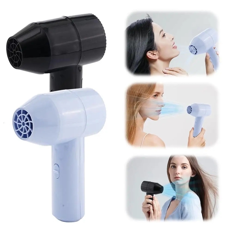 Wireless Hair Dryer Cordless Hair Dryer For Women USB Rechargeable Battery Powered Low Noise Small Hair Dryer 2 Levels Speed 250207