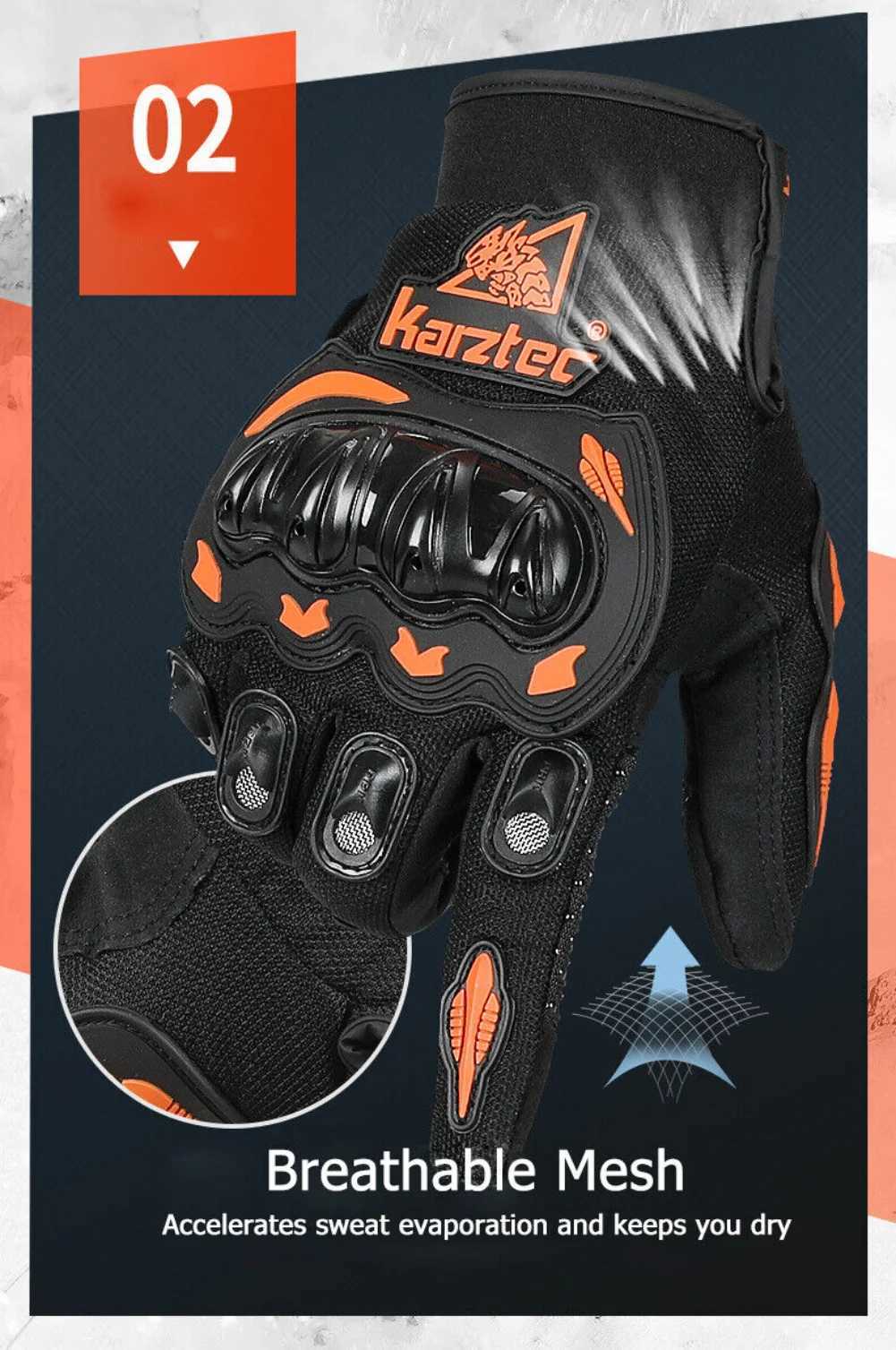 Motorcycle Gloves Fullfinger Gloves Touch Screen Driving Gloves Wearresistant Antidrop Fourseason Gloves for Men Women J250922