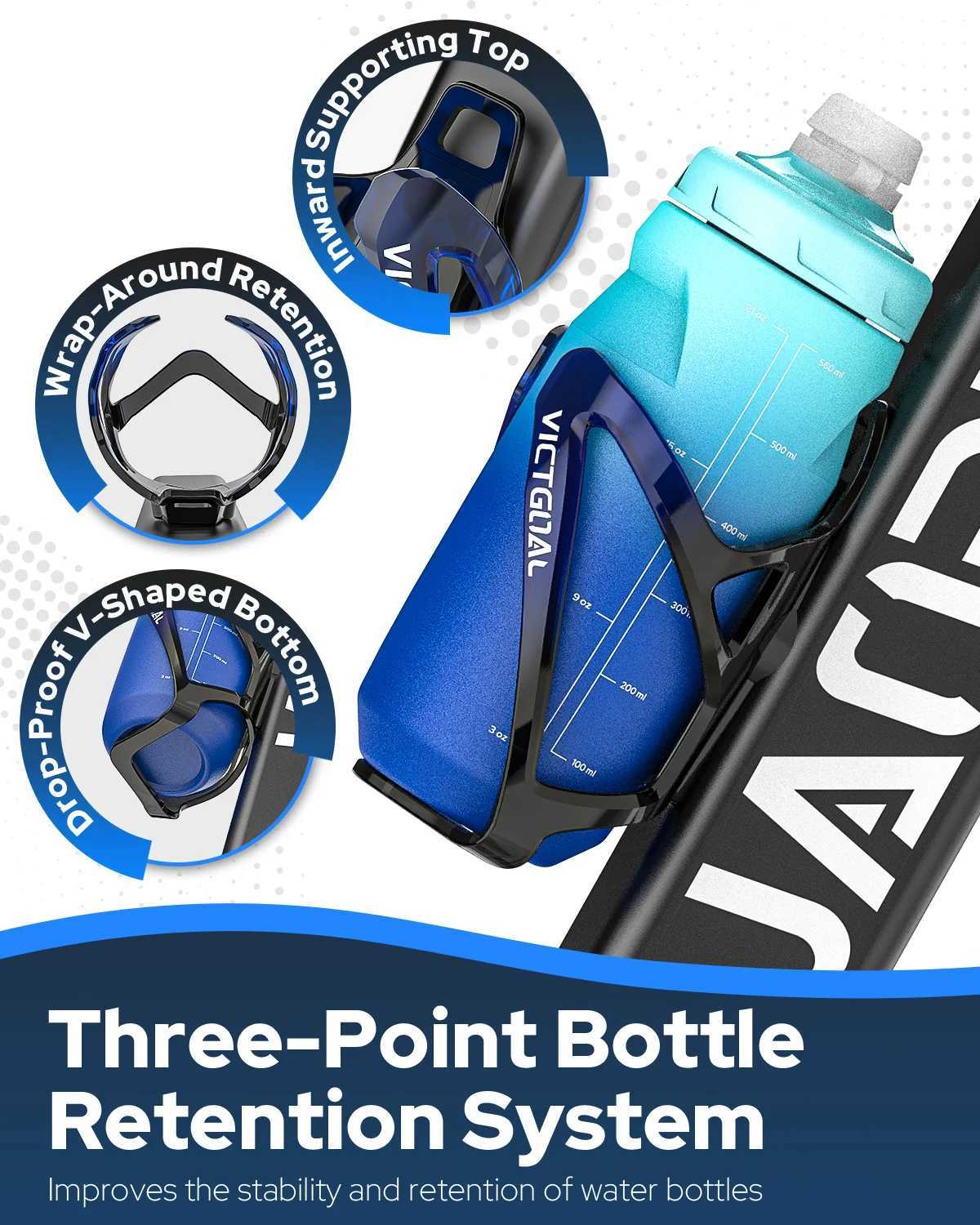 VICTGOAL 620ml Bicycle Water Bottle MTB Road Bike Cage PP5 Sports Bottle Leakproof Dustproof Drinking Cycling Kettle with Cap J250923