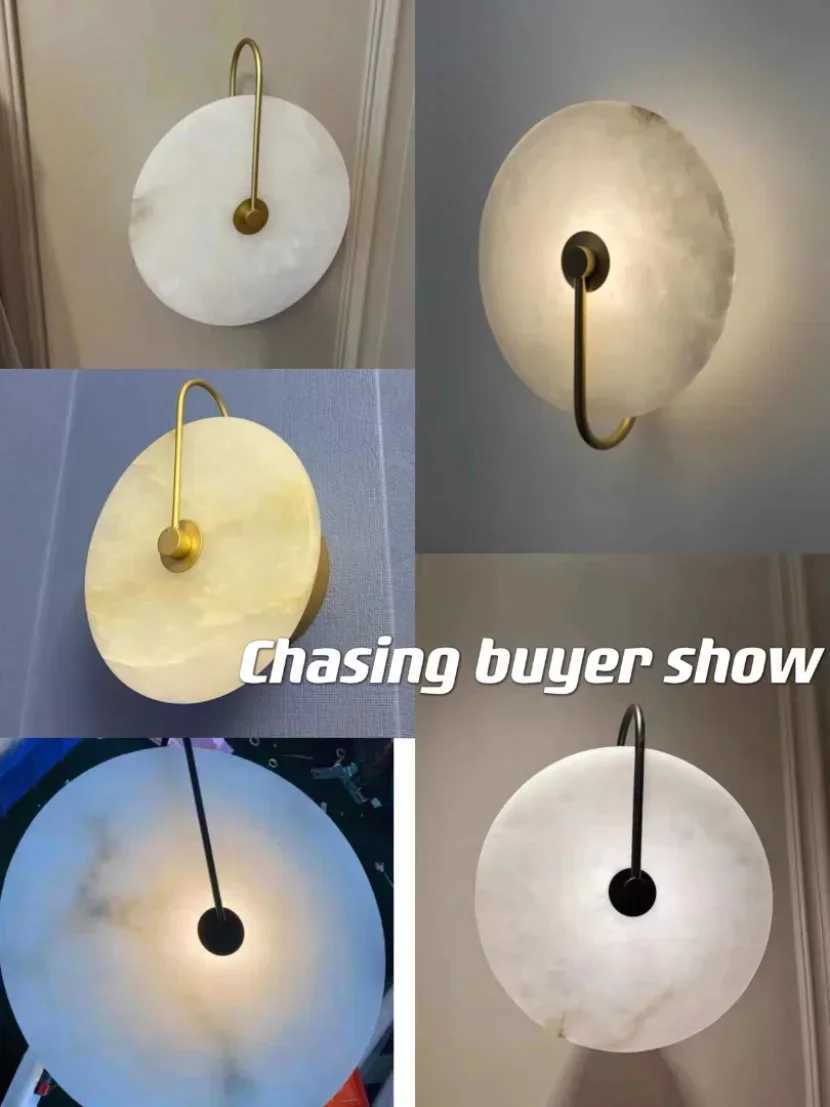 Modern Led Wall Sconce Lights for Bedroom Living Room Marble Decoration Lamp Background Lighting Hotel Hallway Aisle Bahtroom C251124