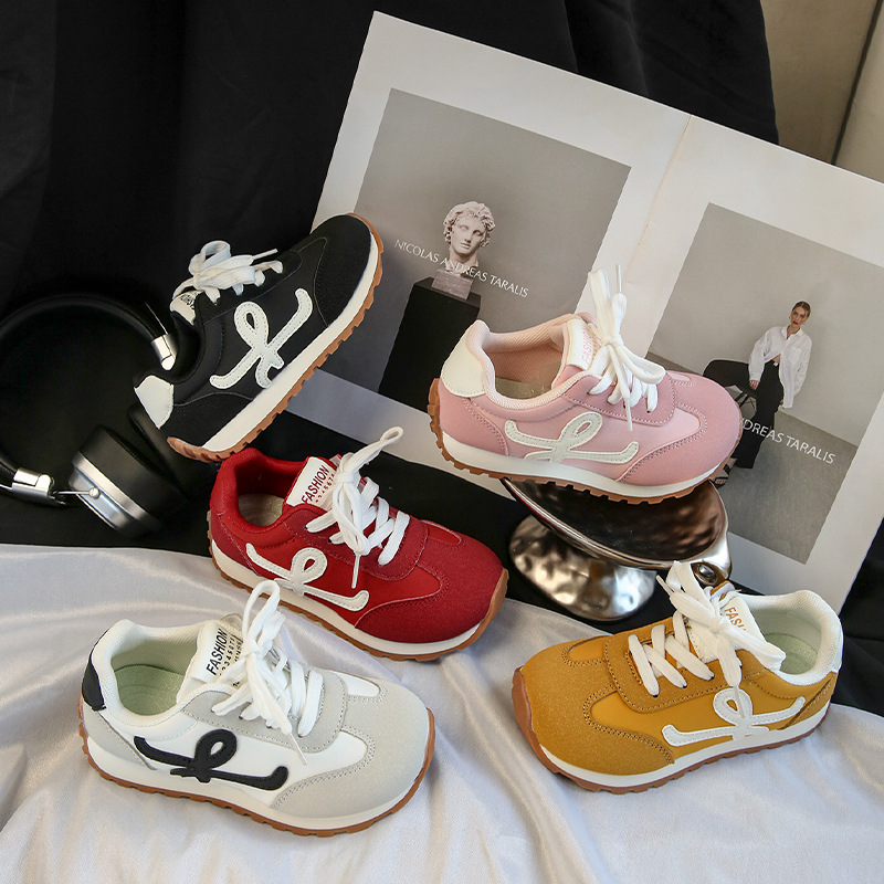 2025 Autumn New Boys' and Girls' Same Soft Bottom Comfortable Sports and Leisure Shoes Versatile Fashion Children's Shoes with Multiple