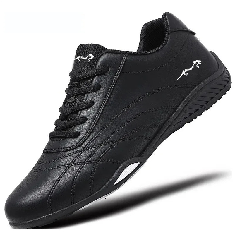 Men Shoes Casual Leather Flats for Man Breathable Daily Walking Sneakers Driving Moccasin Non Slip Formal Leisure Shoes 240909