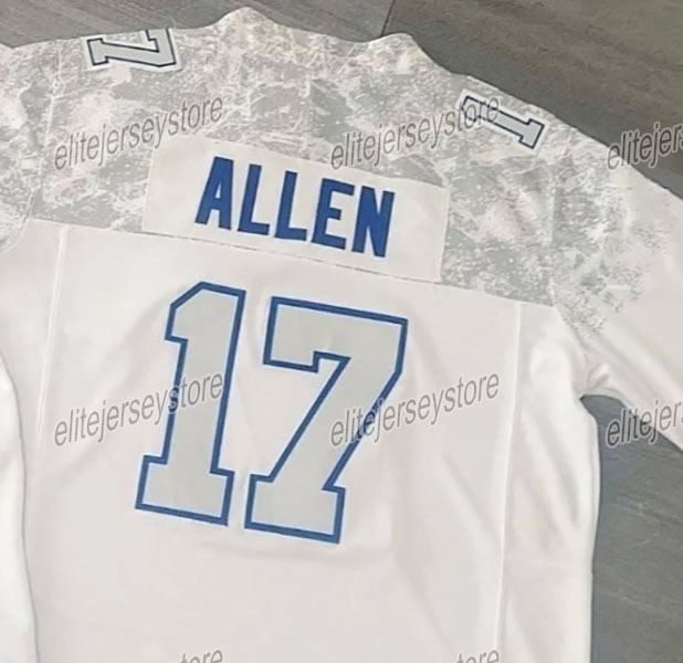 Personalized Custom 2025 Rivalries Football Jersey Josh Allen Joey Bosa Gabriel Davis Miller James Cook Terrel Bernard Rasul Dawson Knox Beasley Milan