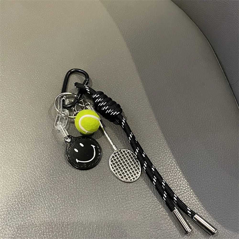 Korea Cute Sport Baseball Badminton Tennis Braided Rope Pendant Strap Cord For iPhone Pendant Keyring Bag Girl Phone Chain Decor D250923
