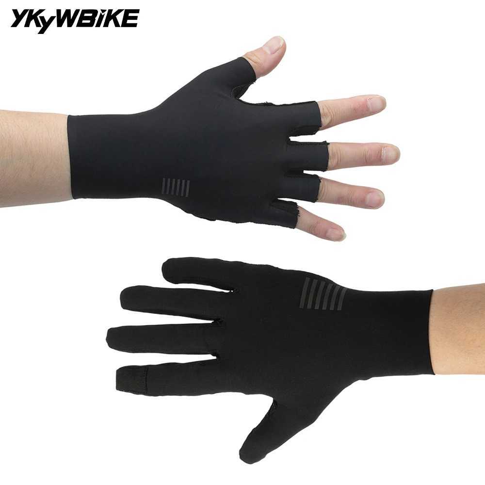 YKYWBIKE Unisex Cycling Gloves Half Finger Full Finger ShockAbsorbing Breathable Road Bike Outdoor Gloves Sport Bicycle Gloves J250922