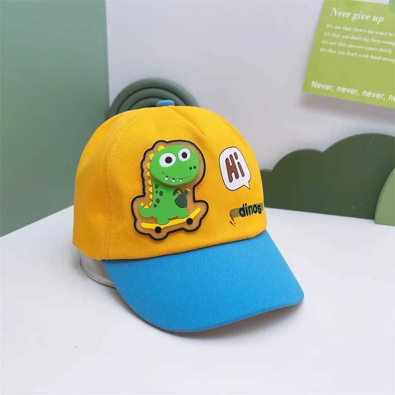 Childrens Kids Baseball Cap for Girl Boy Spring Summer Baby Sun Hat Cute Cartoon Animals Dinosaur Toddler Caps Z251029