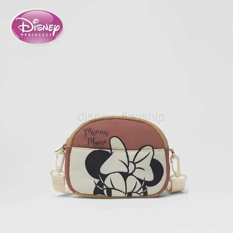 Disney New Minnie Ladies Shoulder Bag Fashion Girls Handbag Cartoon Cute Crossbody BagXJ250923