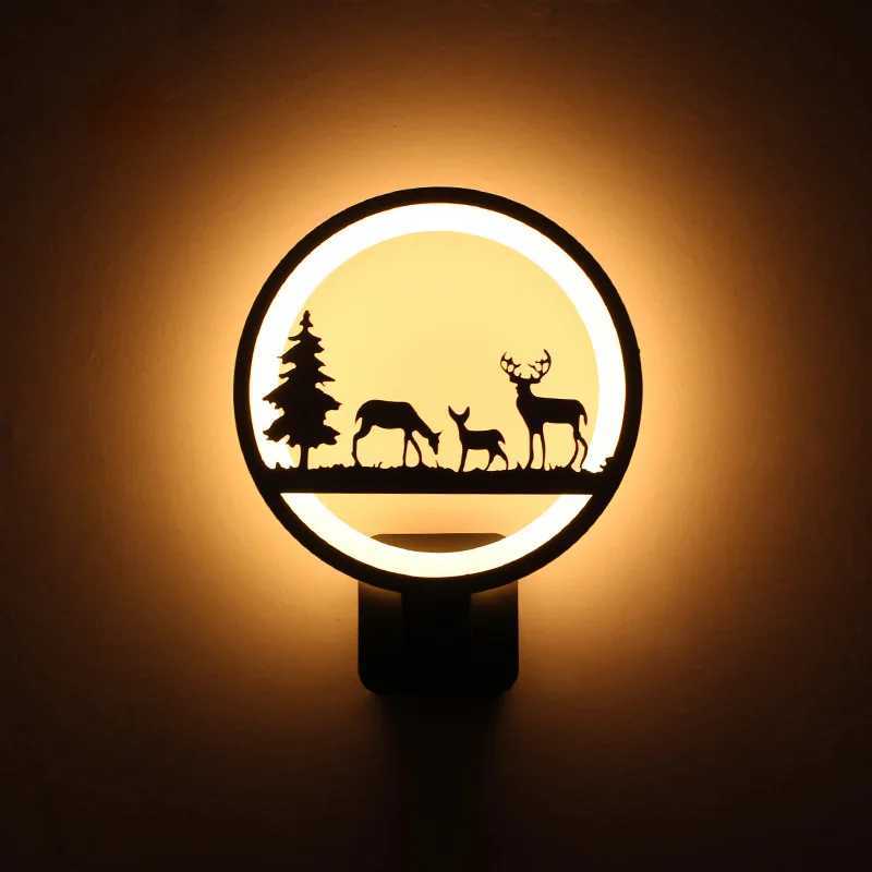 15W LED Wall Lamp Modern Creative Bedroom Wall Light Indoor Living Room Dining Room Corridor Lighting Decoration C251124