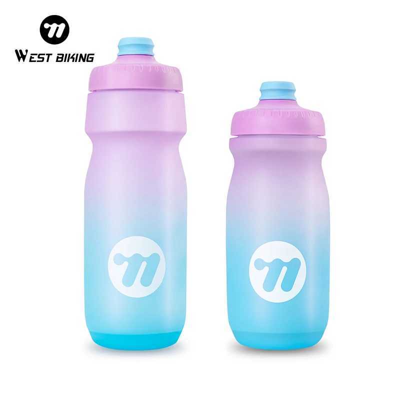 WEST BIKING Cycling Water Bottle Bike Leakproof Portable Outdoor Sports Drink Bottle 550ml650ml PP5 Cool Summer Sport Bottle J250923