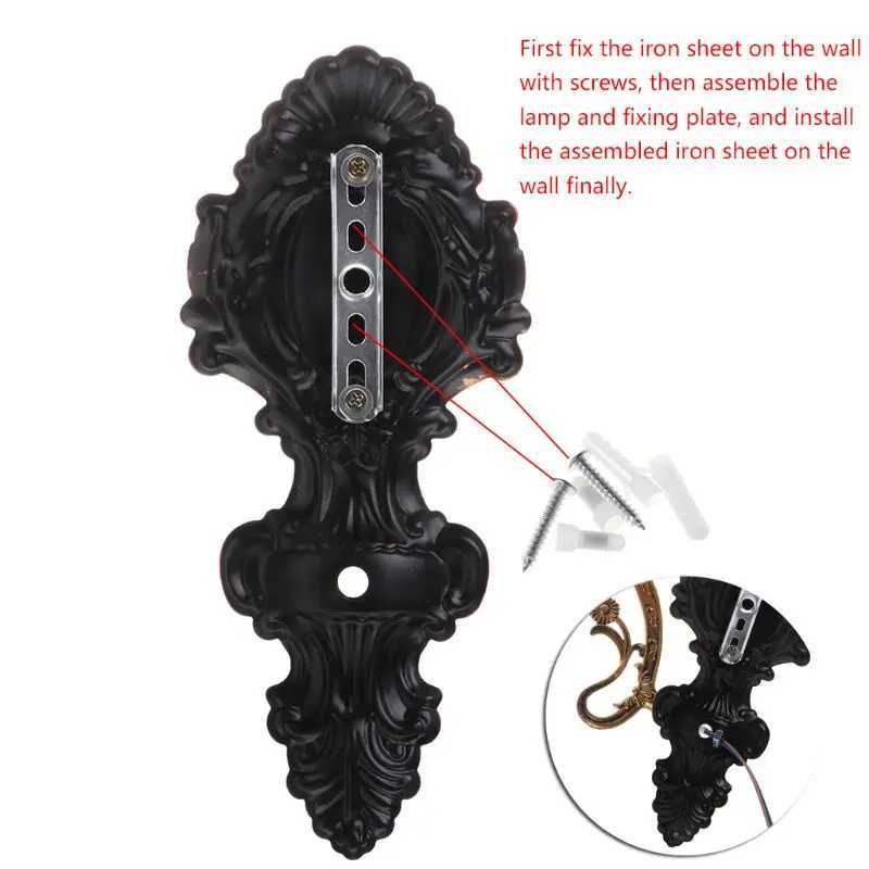 2025 New Vintage LED Wall Lamp Barn Lantern Retro Kerosene Wall Light European Antique Style C251124