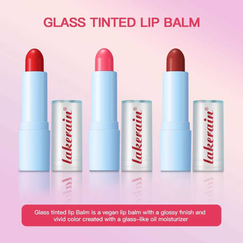 GLASS Tinted Lip Balm Light Cherry Red Orange Glow Moisturizing Vegetarian Lip Balm With Bright Clear Color Korea Lip F250922