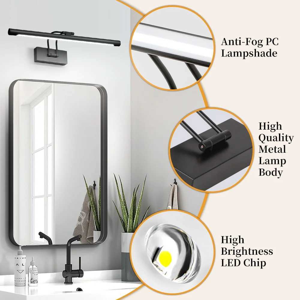 Wall Lamp Bathroom Mirror Light Led Waterproof For Makeup Modern Home Decoration Indoor Vanity Mirror Lamp Wash Basin Lighting C2511241