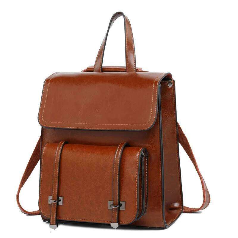 Women Backpack Cross Body Laptop Bag Daypack Genuine Leather Travel Book School Female Cowhide Rucksack Shoulder Messenger Bags Suotong0917