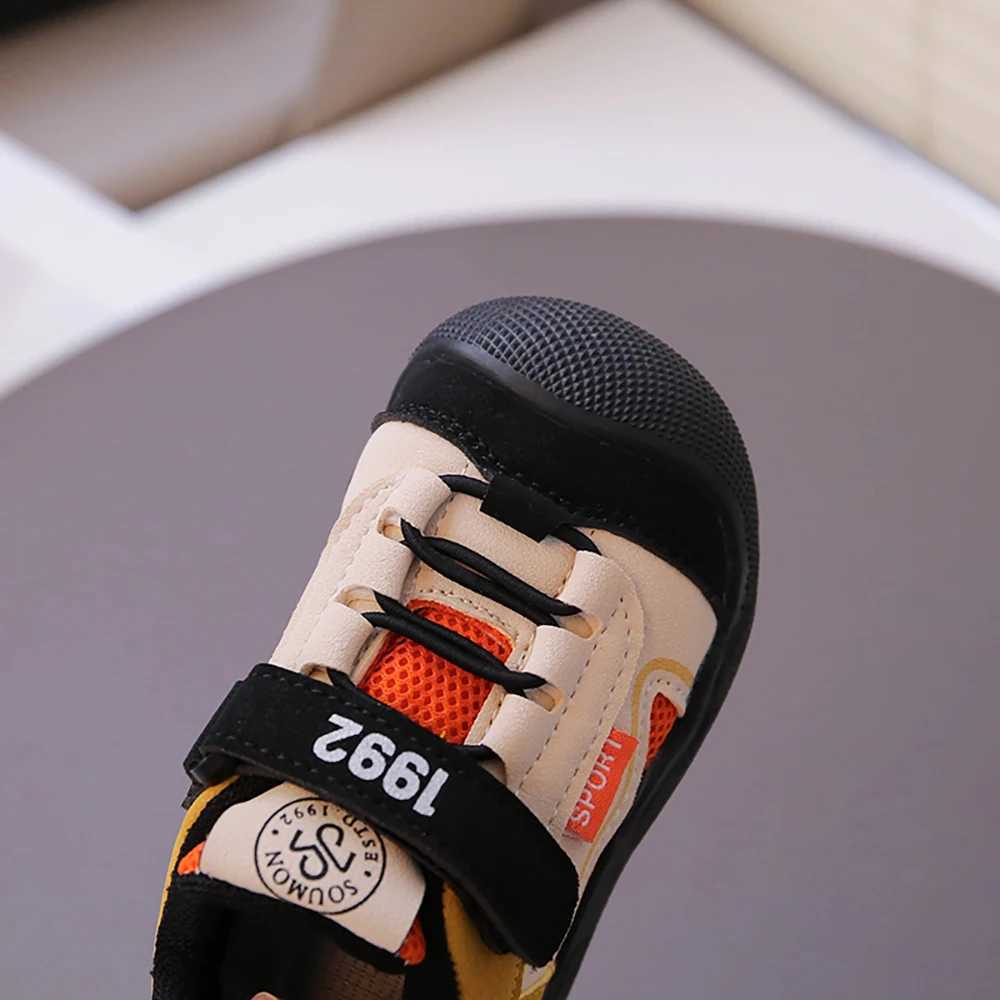 PU Leather Sport Shoes For Children 2025 Designers Baby Boys Girls Sneakers Ergonomics Antislippery Toddler Kids Sneakers J2510271