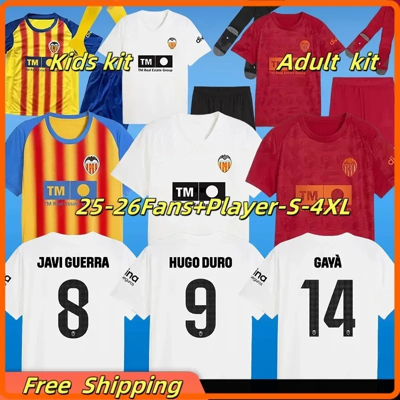 1995 1996 1997 1999 2000 2001 2006 2007 Valencias MENDIETA Romario Retro Soccer Jerseys 2025 2026 Aimar HUGO DURO G. A.ALMEIDA Gaya PEPELU GUERRA Football Shirt Men kids