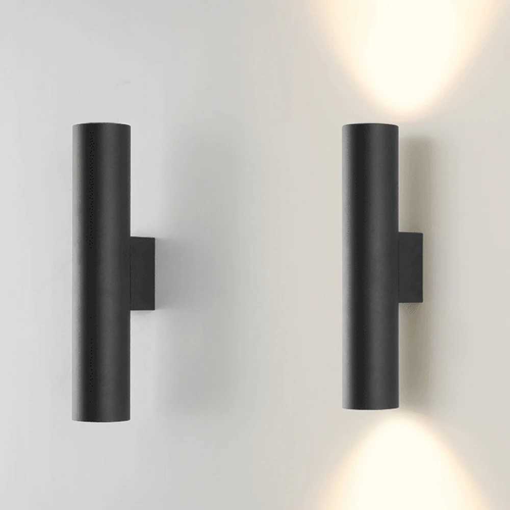 Modern COB LED Wall Lamps 14W DoubleHeaded Cylindrical Wall Lights AC85265V Indoor Lighting for Living Room Corridor Bedside C251124