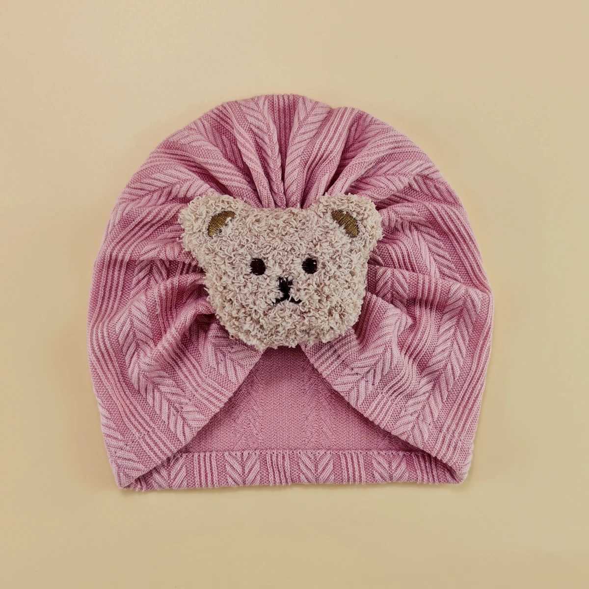 Toddler Headwear Beanie Infant Bear Indian Hat Baby Bandana Headwraps Cute Newborn Turban Cap Kids Headband Hairband Z251029