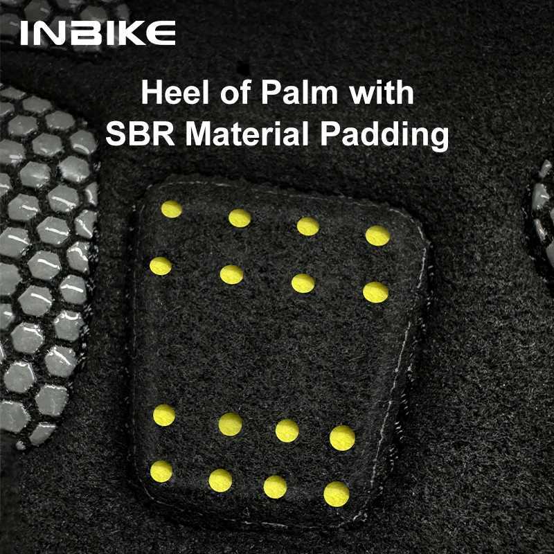 INBIKE Half Finger MTB Cycling Gloves Summer Bicycle Gloves for Men Riding SBR Palm Padded Mountain Road Bike Gloves Accessories J250922