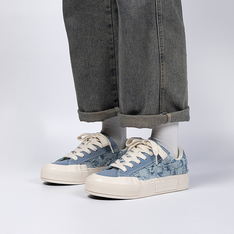 HUAN QIU Free shipping Designer Casual Shoes Board shoes men height increasing sports leisure men shoes thick soled canvas shoes fashion