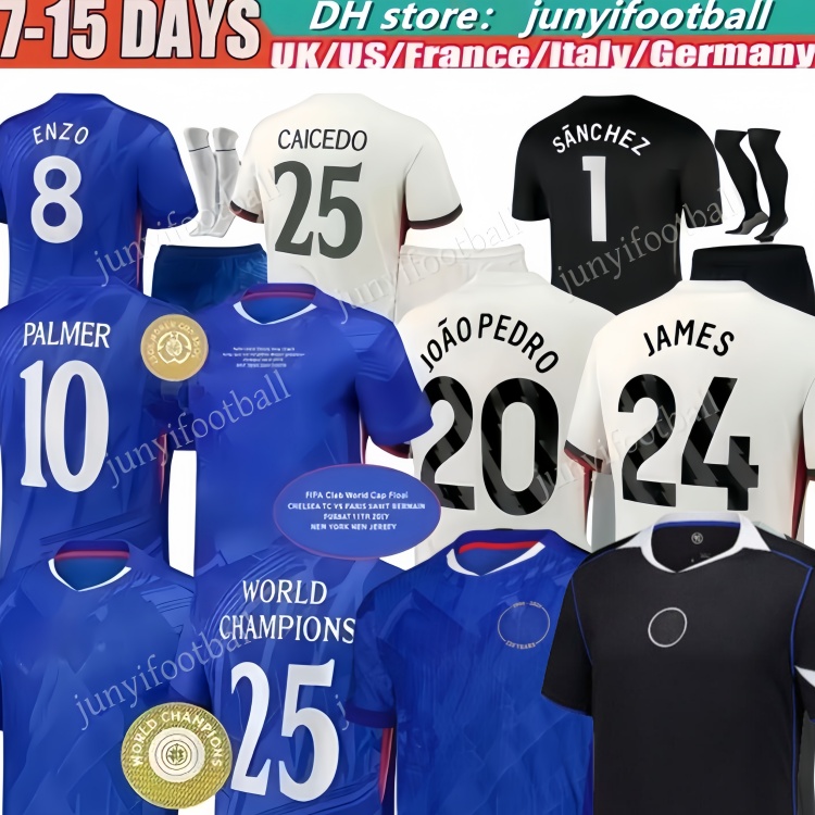 25 26 JOAO PEDRO PALMER Third ChelseasesClub Soccer Jersey Home 120 Year Anniversary 2025 2026 Away Players fans Men kids Football jerseys Shirts kit ENZO NETO JAMES