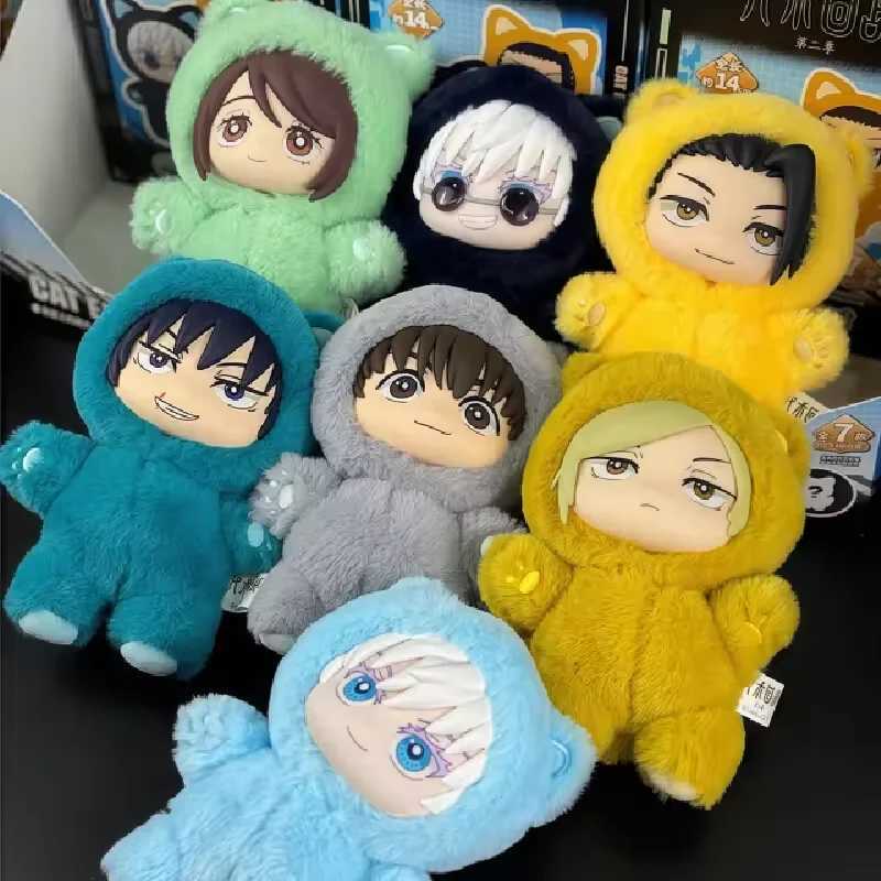 Genuine Jujutsu Kaisen Vinyl Face Doll Labubu Action Figure Backbag Pendant Toys Christmas Gift Dolls Accessories X250923