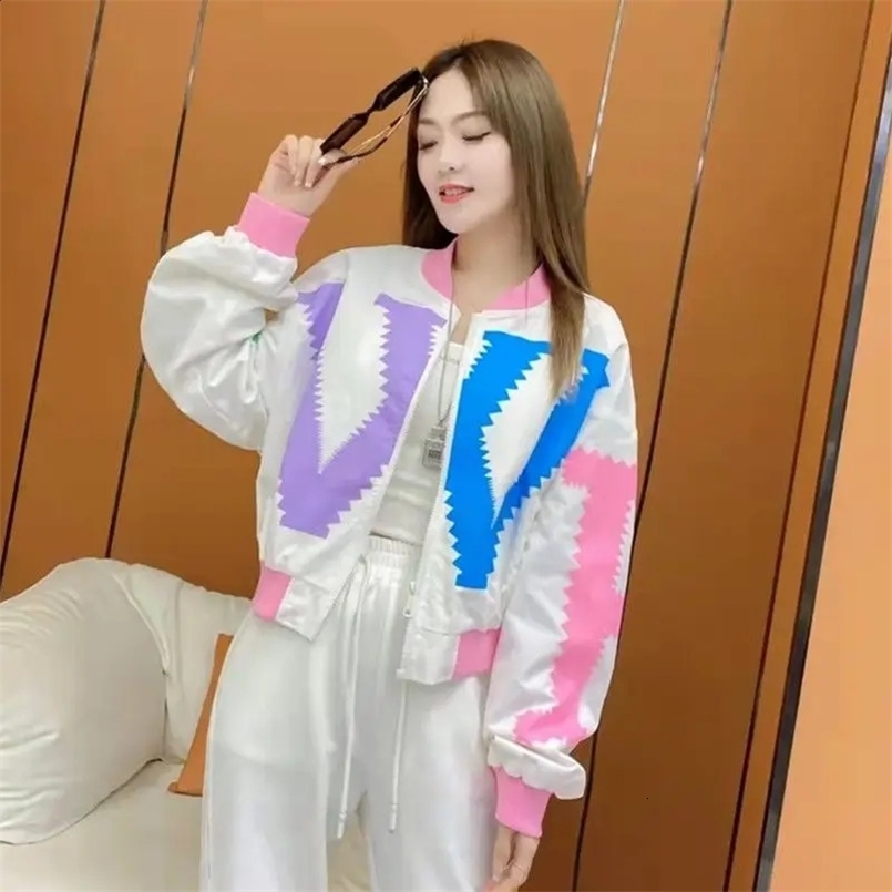 Spring Autumn Versatile Korean Sunscreen Student Western Style Internet Celebrity Baseball Jacket Short Coat for Women 240827