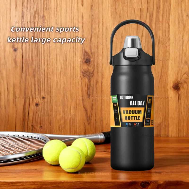 New doubledrink portable thermos insulating pot large capacity outdoor sports kettle 304 stainless steel insulating water cup J250923