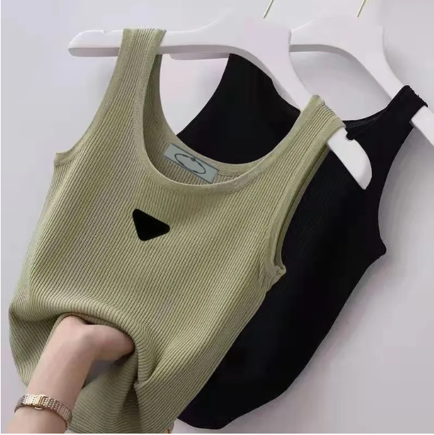 Womens designer tank womens Knit sweater womens designers shirt tanks vest top tees T Shirts fashion knitted Vest Sleeveless Knitwear Pullover plus size top 179