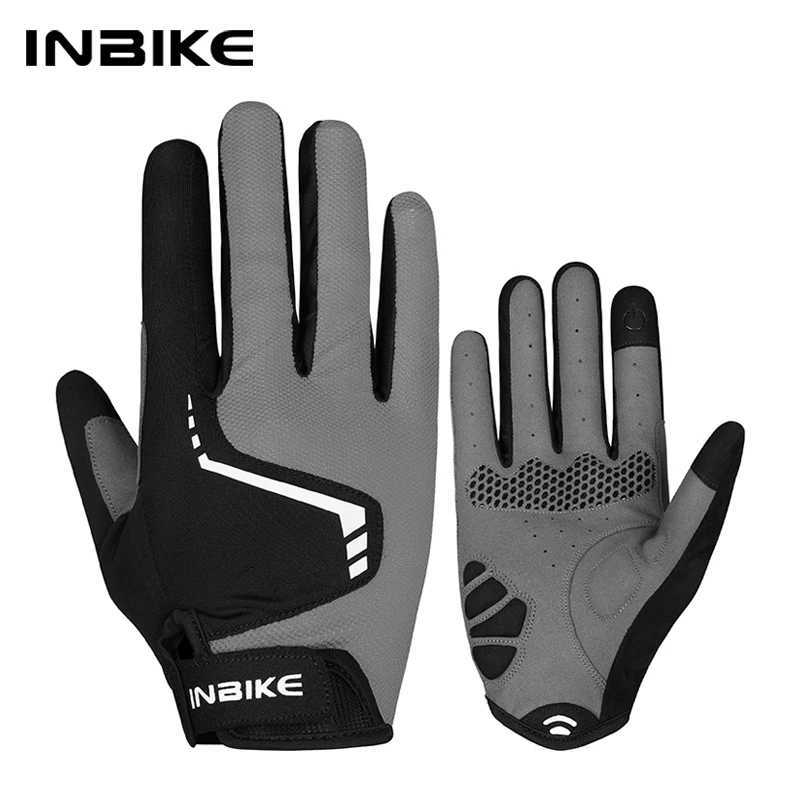 INBIKE Spring Autumn Cycling Gloves for Men Women Full Finger MTB Bike Gloves Mountain Road Bicycle Gloves Windproof Touchscreen J250922