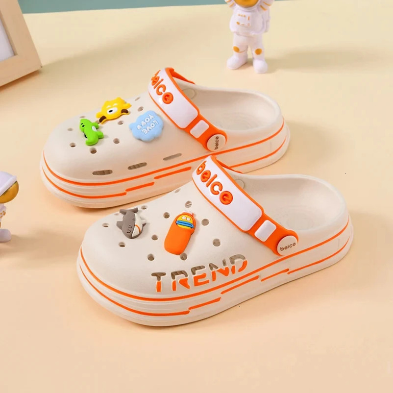 Casual Comfortable Clogs For Boys Girls Breathable Lightweight Clogs For Spring And Summer 250408