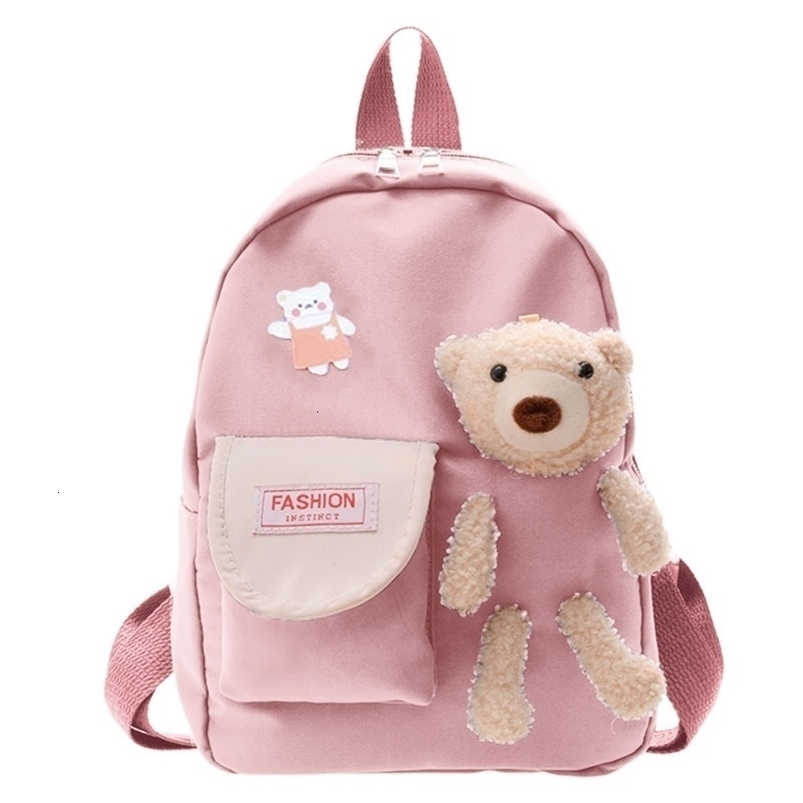 School Bags Cartoon Bear Toy School Bag for Girl Cute Kids Kindergarten Schoolbags Children Backpacks Girls Boy Book Bags Drop 230728