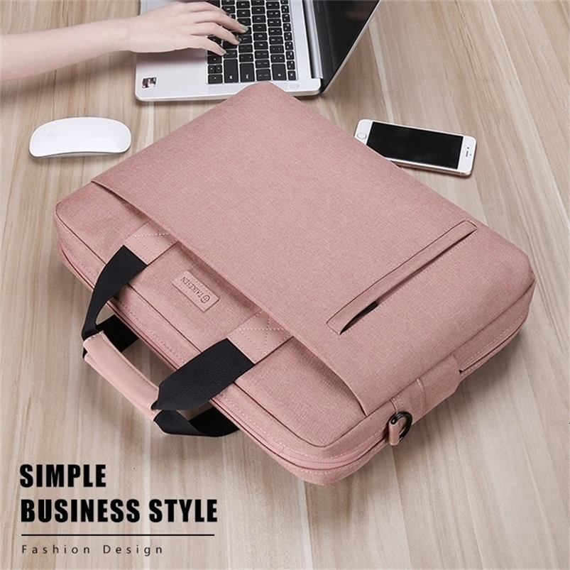 Laptop Bag case 13.3 14 15.6 17.3 inch Waterproof Notebook Bag for Macbook Air Pro 13 15 Computer Shoulder Handbag Briefcase Bag 240528