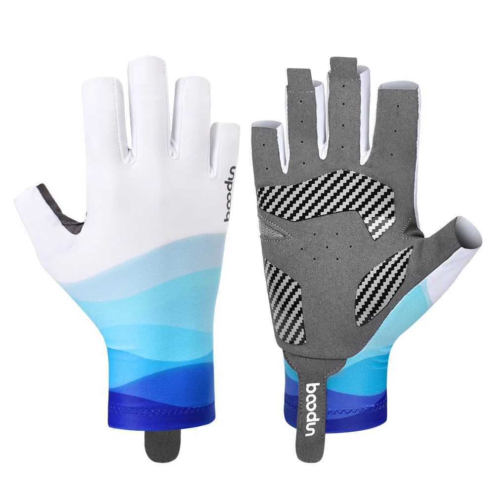 Half finger fishing gloves for men and women designed for rowing kayaking running and cycling with sun protection gloves252 J250922