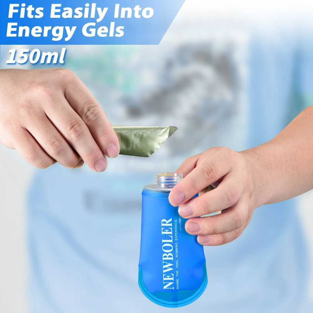 150ml250ml500ml Outdoor Collapsible Silicone Bite Size Water Bottle Running Camping Hiking Travel Convenient Water Bottle J250923