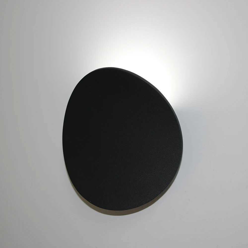 LED Indoor Wall Lamps Modern Simple Aluminum Wall Lamp Bedroom and Living Room Lighting Black White Gold Wall Lamp Light Fixture C251124