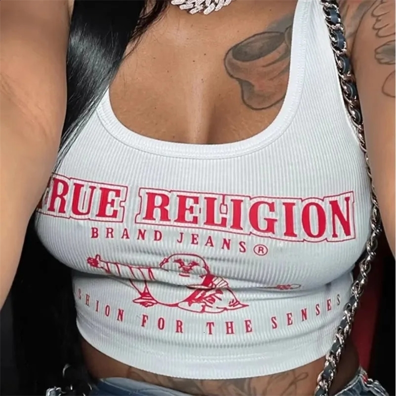 Sexy Graphic T Shirts Fashion Top Printed Sweatshirts Streetswear 2024 Summer Clothes Women Y2K Cropped Tank Tops Tees250222bj
