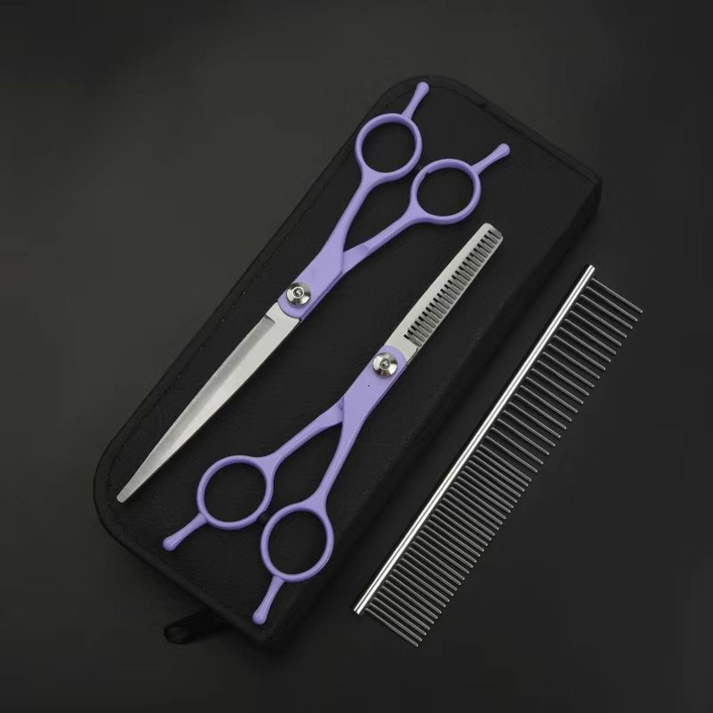 Pet Scissors Grooming Set for Trimming Dogs Teddy Poodle No Hair Stuck Shaving and Shearing Tool high quality Wholesale