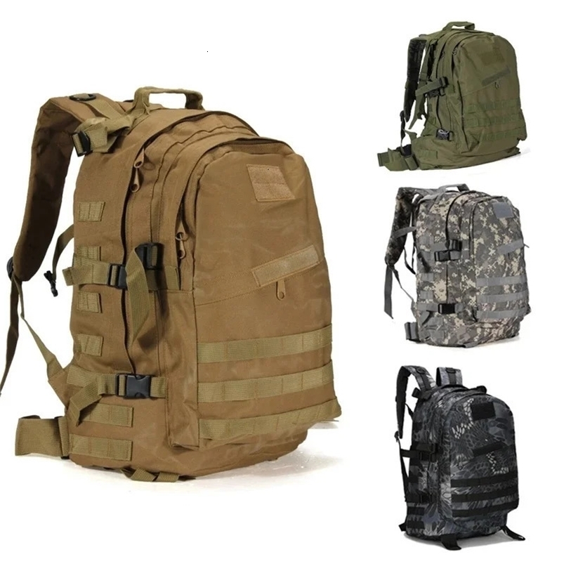 50L 3D Outdoors Tactical Backpack Molle Assault Bag Waterproof Hunting Climbing Hiking Fishing Trekking Travel Mochila Rucksack 240703