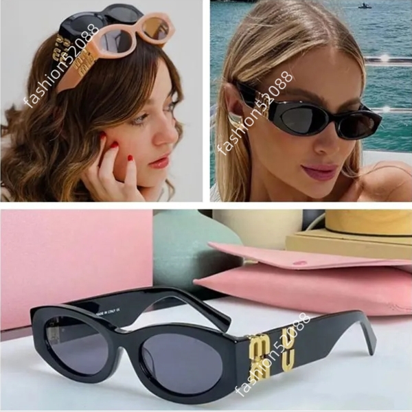 Designer Sunglasses for Women Mens Goggle Beach oval frame Sun Glasses Classic Small frame Eyeqlasses Euro american trend glasses Cat Eye luxurys sunglasses AAAAA