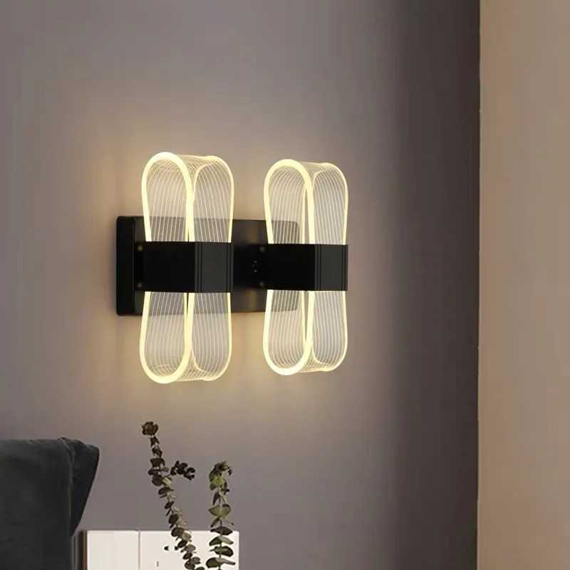 Modern LED Wall Lamp Gold Nordic Style Sconce Lighting Fixture Corridor Dining Living Bathroom Acrylic Indoor Home Decor Light C251124