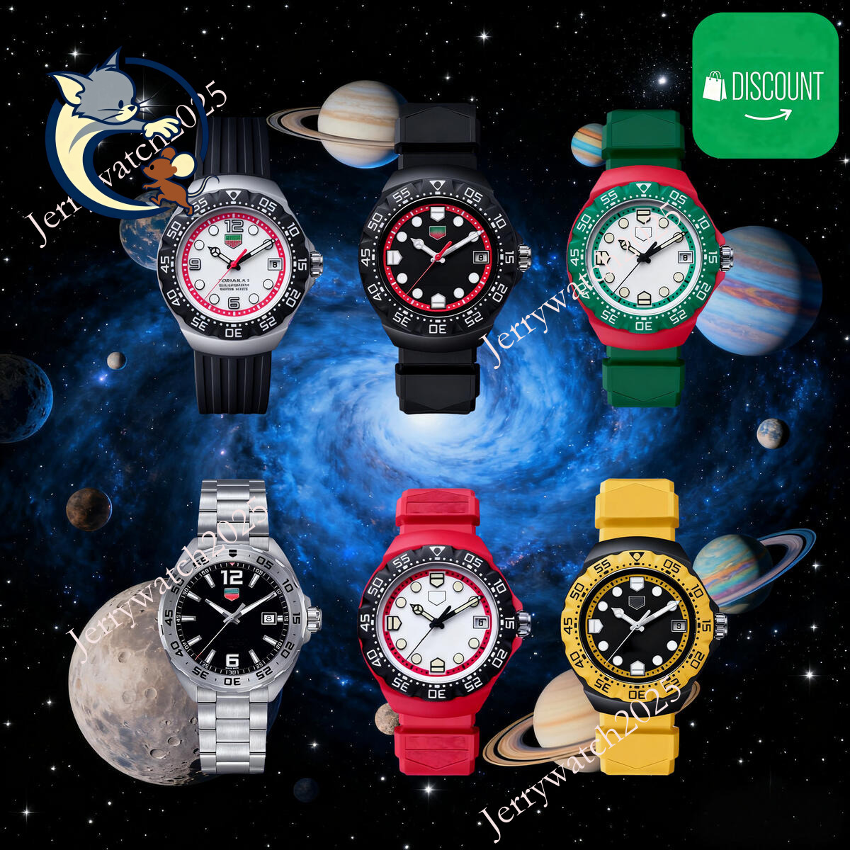 Tageres Hueuerly watch chronomat Mens Tagly Huer F1 Watch Designer Superclone Watches Men Designer Womens Watches High Quality Quartz Battery Watch With Box 06