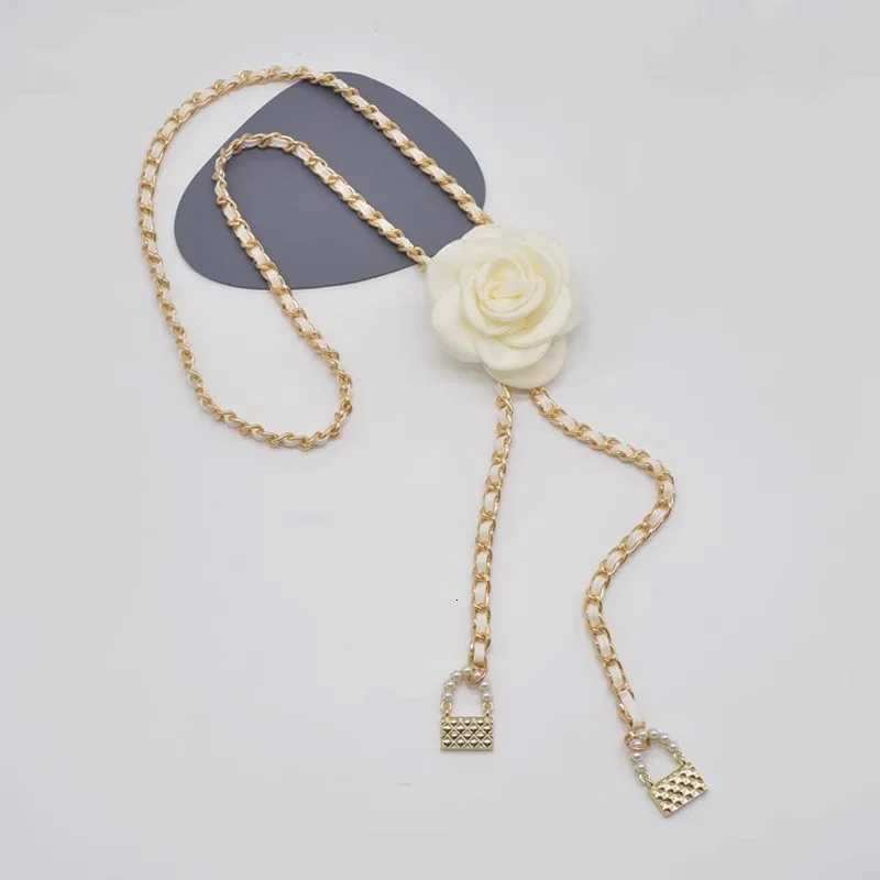 Fashion Flower Chain Belt Gold Silver Adjustable Design Punk Metal Belts for Women High Quality Luxury Dress Pant Chains11 D250925
