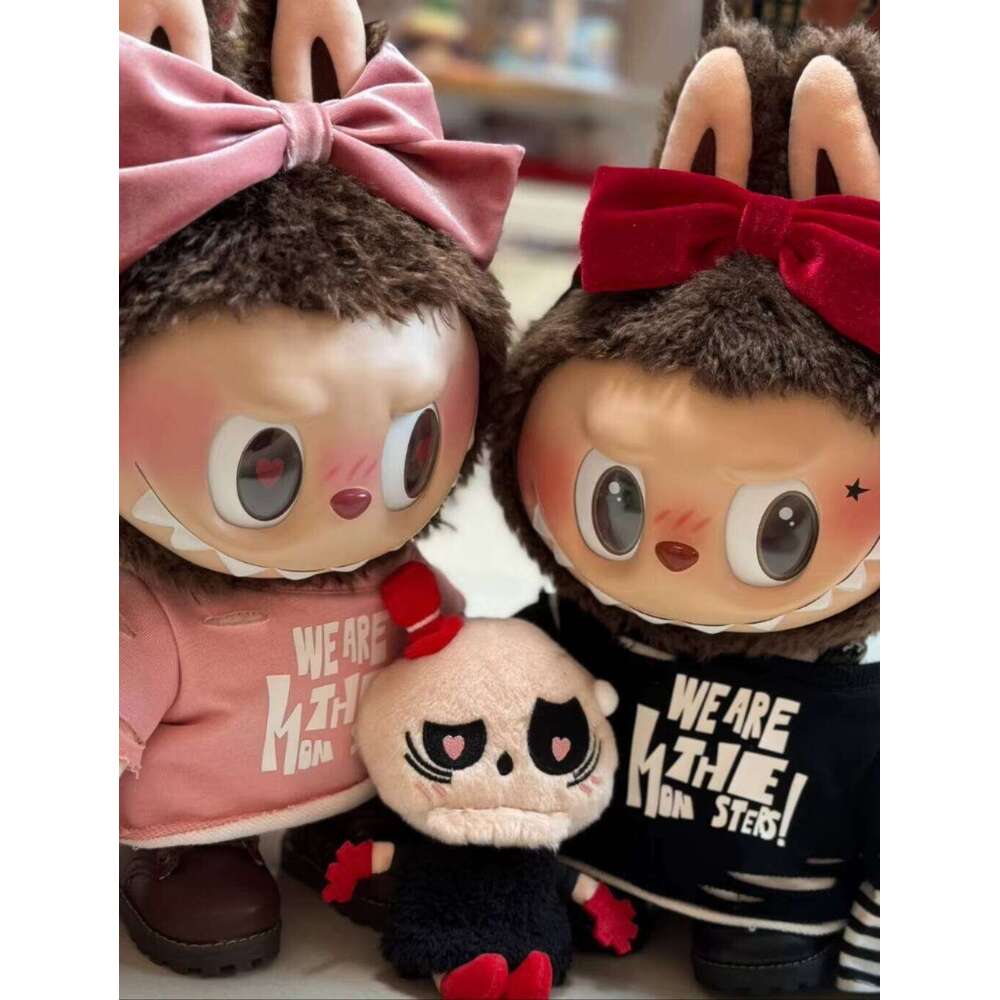 38Cm Labubu Limited Vinyl Series Valentine's Day Monsters Catch Me Plush Figure Toys