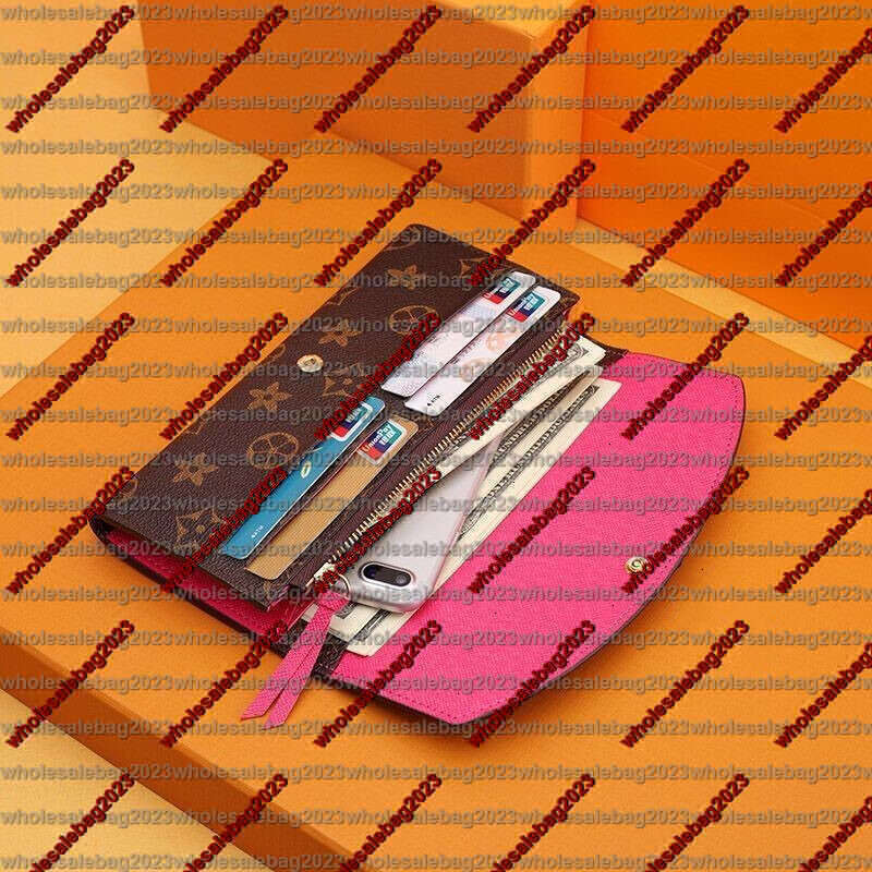 5A High quality ladies' luxury bag Designer Wallets Holders Female long zipper purse girl card bag purse money bag wallet With box