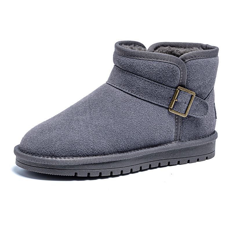 Various styles Winter Warm Fleece Lined Short Boots Cotton Shoes Unisex 2025 New Anti Slip Soft Sole Comfortable Puffy Cotton Shoes Men Women Size 35-